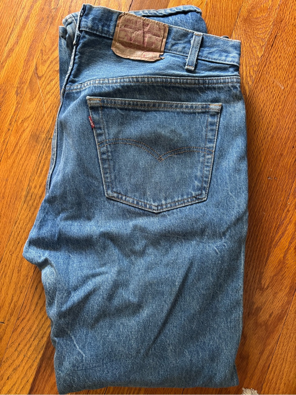 Levi's Blue Straight Men's Jeans button fly
